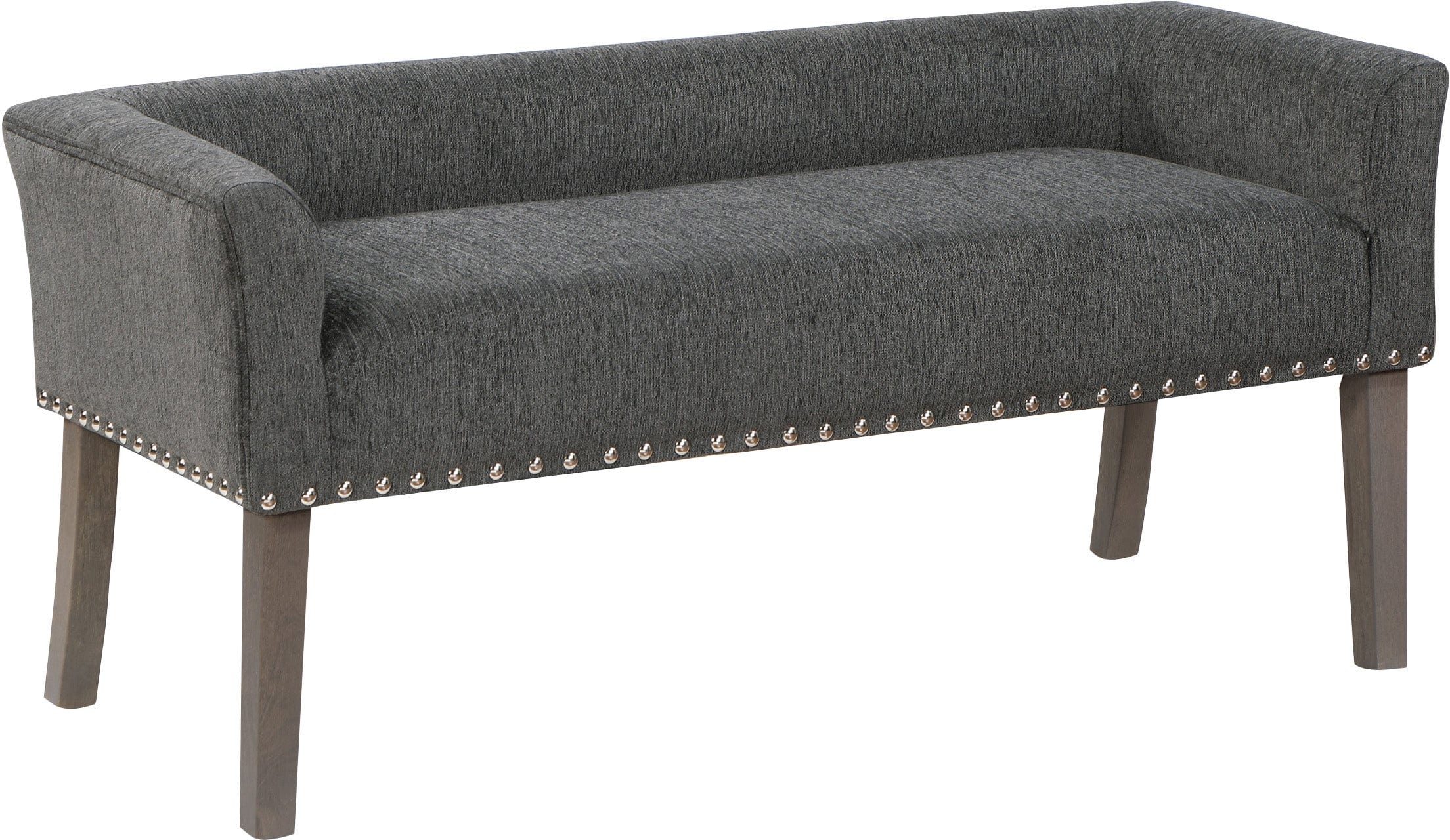 Office Star Marybeth Bench [SB323] - Modern Upholstered Bench for Home, Office & Entryway - Perfect for Seating, Storage & Decor