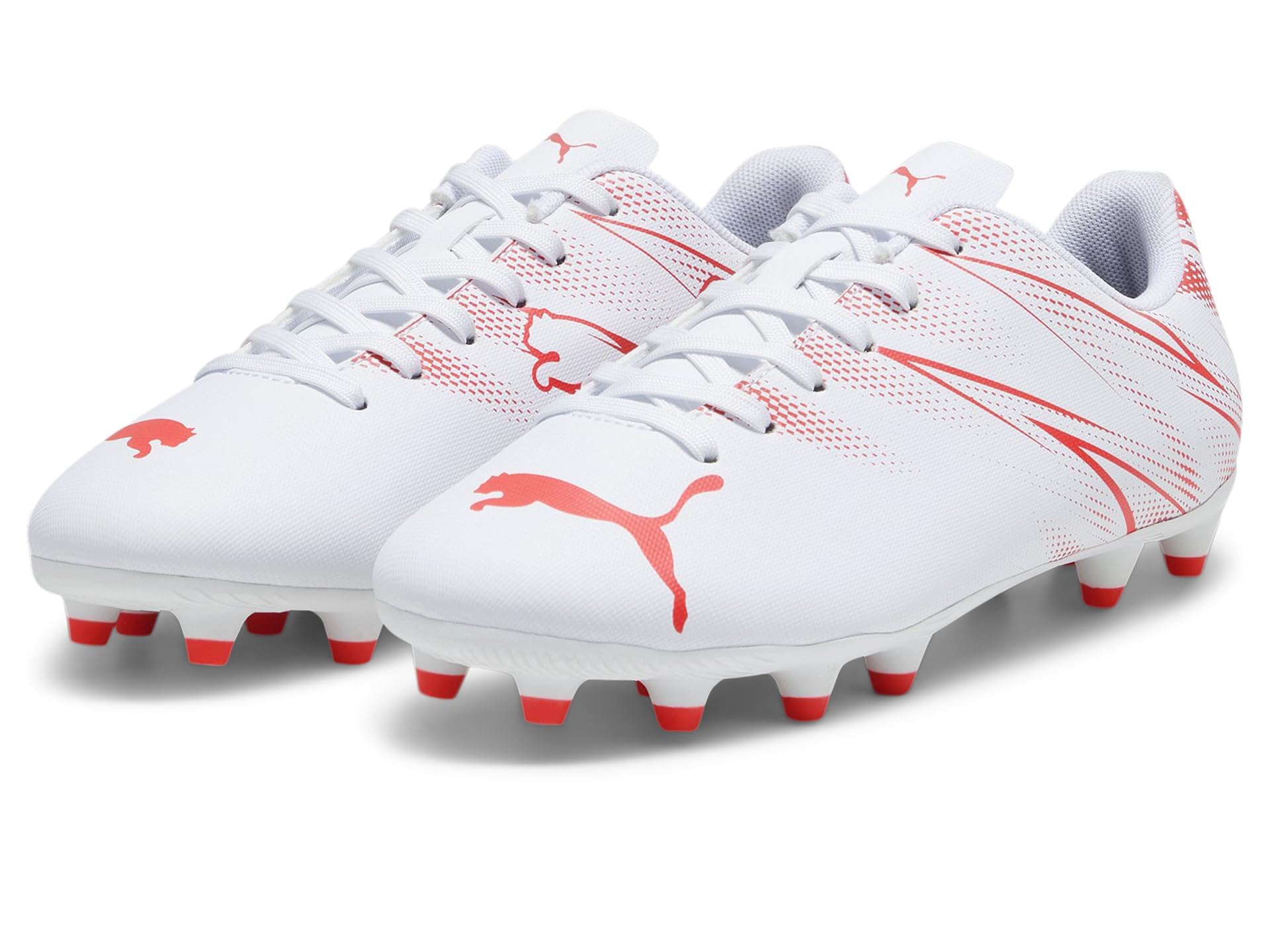PUMA Attacanto Kids' Unisex Artificial Leather Sneakers - Lightweight & Durable for School, Sports & Everyday Play