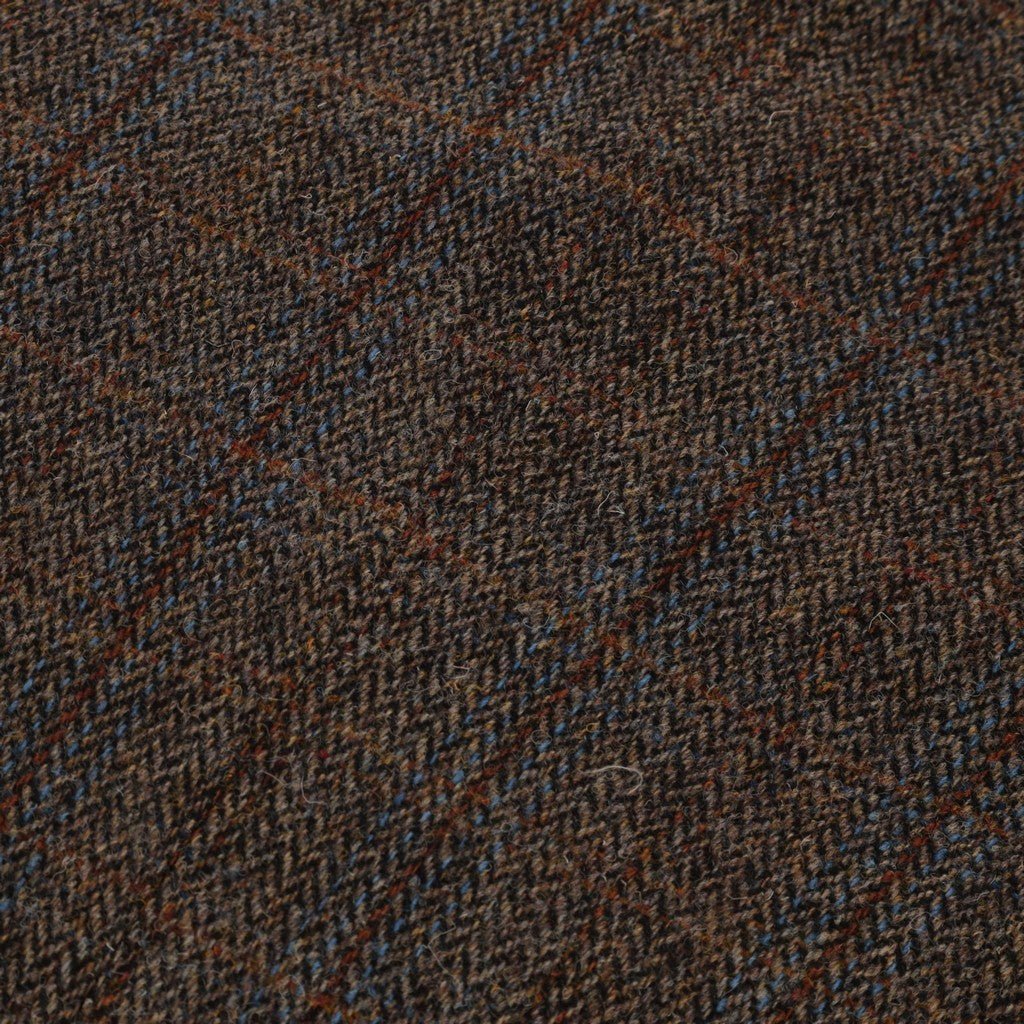 Beaucaire X Harris Tweed Classic Brown Blazer for Men - Timeless Wool Jacket for Business, Office & Formal Occasions