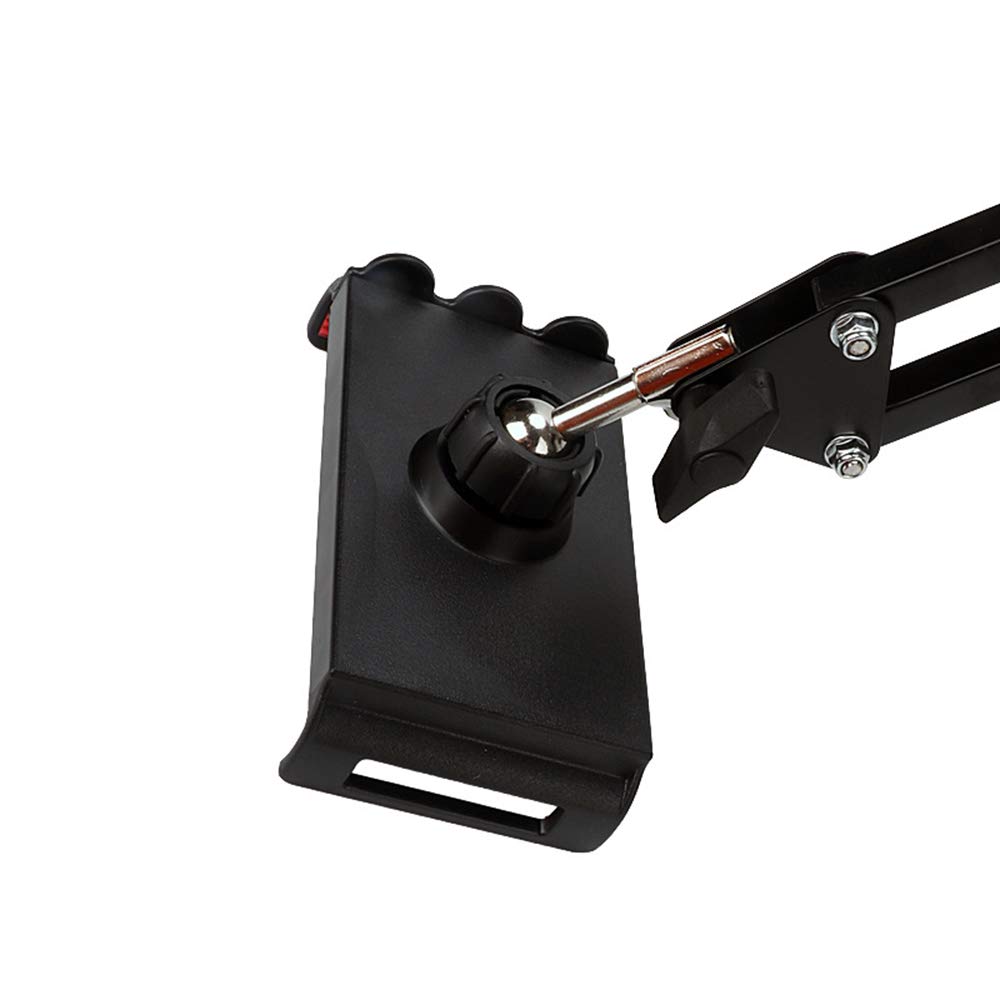 360° Rotating Phone Holder for Desk - Flexible Long Arm Stand for Bed, Office & Kitchen Use