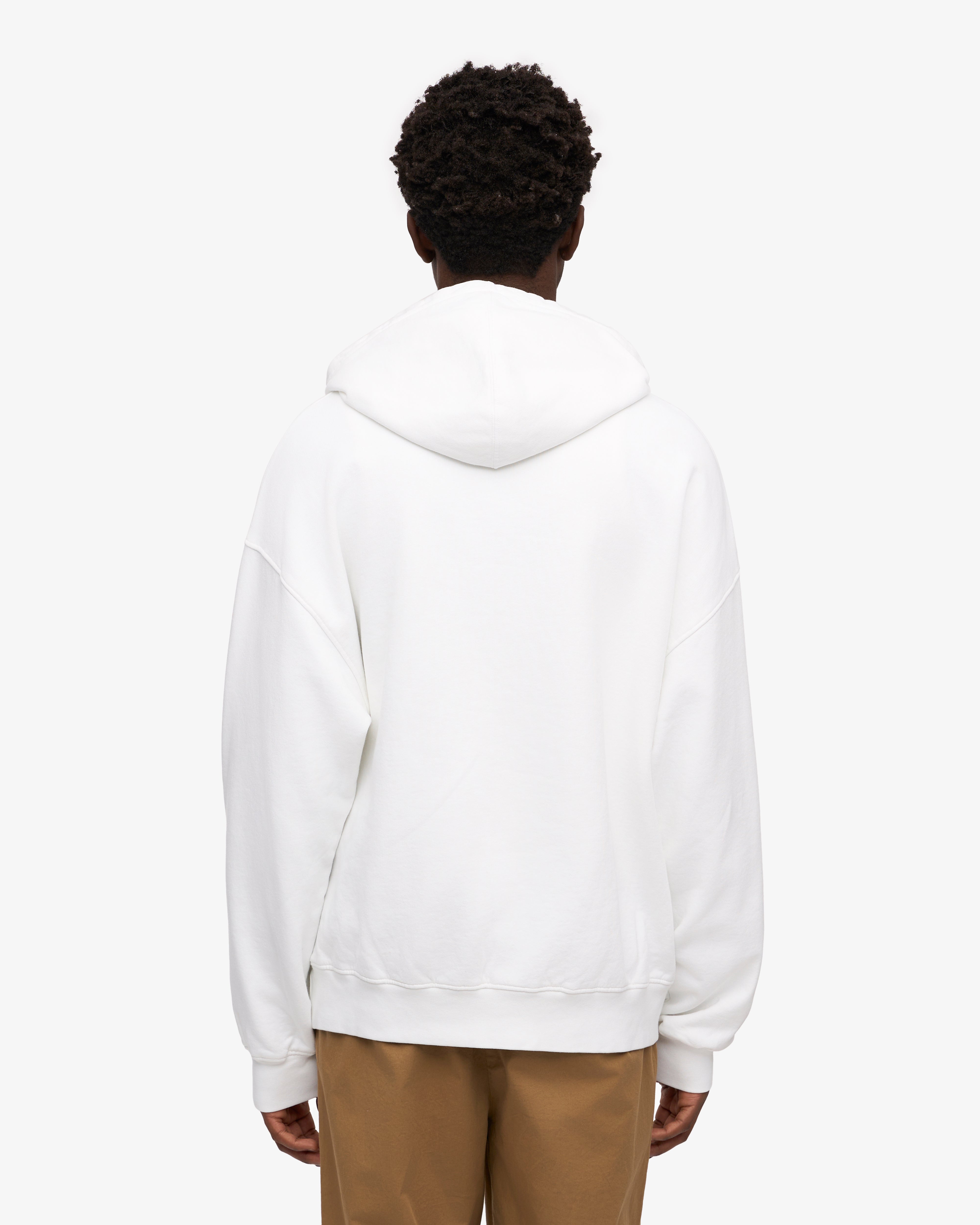 Organic Oversized Hoodie - Soft & Comfortable Unisex Pullover Sweatshirt | Optical White | Perfect for Casual Wear, Lounge & Outdoor Activities
