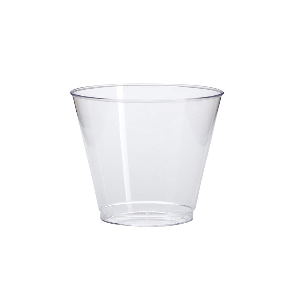 WNA T5S Comet Plastic Tumbler - 5 oz Clear Short Cups (20 Packs of 50) - Perfect for Parties, Events, and Beverage Serving