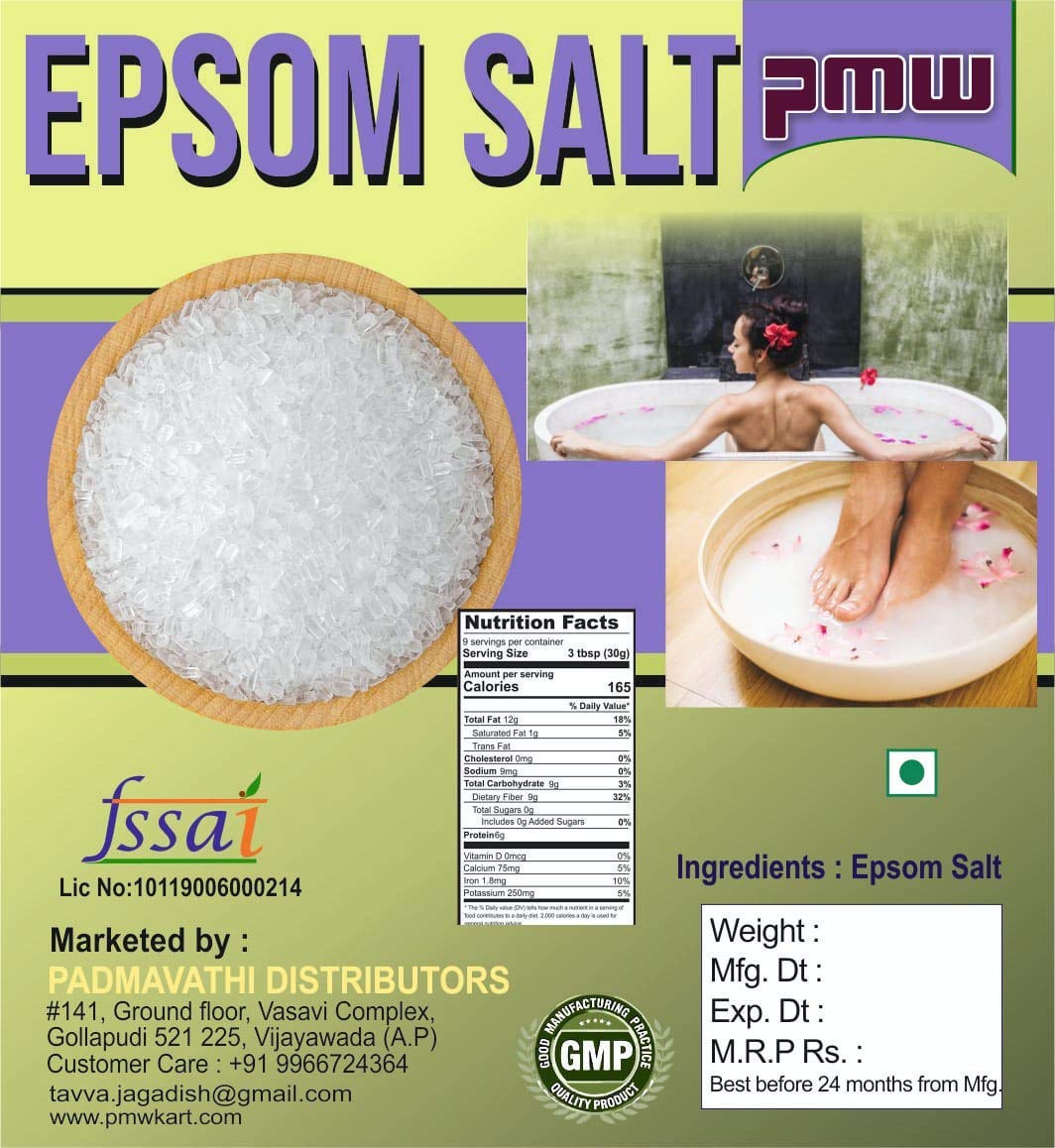 Organic Epsom Salt Magnesium Sulfate for Plants - 500g Premium Plant Nutrient Booster for Faster Growth of Vegetables, Flowers & Herbs | Improves Soil Quality & Nutrient Absorption | Ideal for Gardening, Hydroponics & Home Farming