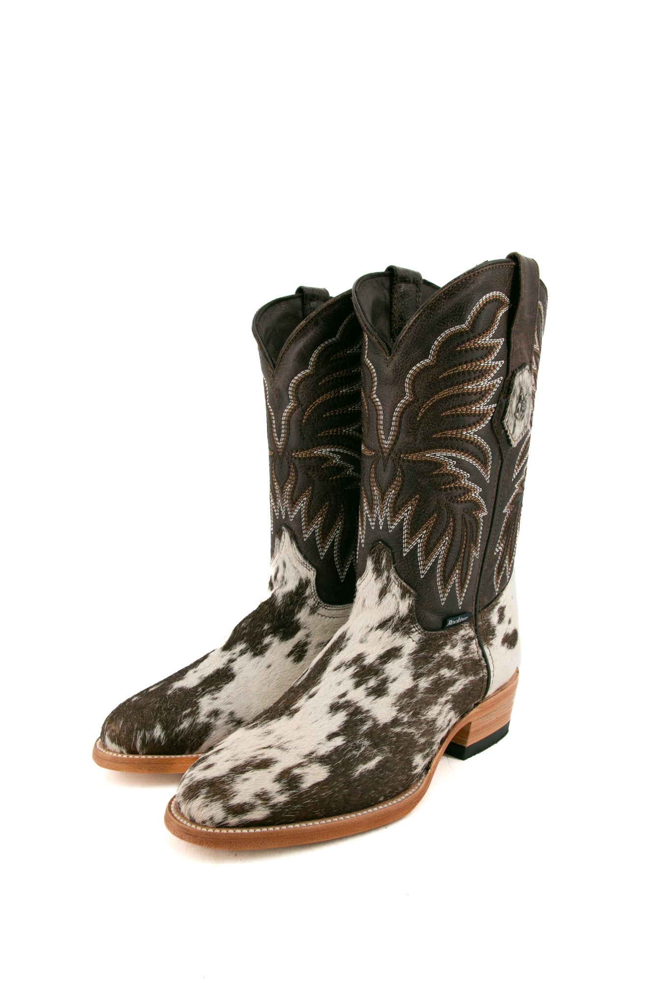Men's Genuine Cowhide Round Toe Cowboy Boots - Size 6 (BM24 Box) - Perfect for Western Rides, Country Music Festivals & Casual Outfits