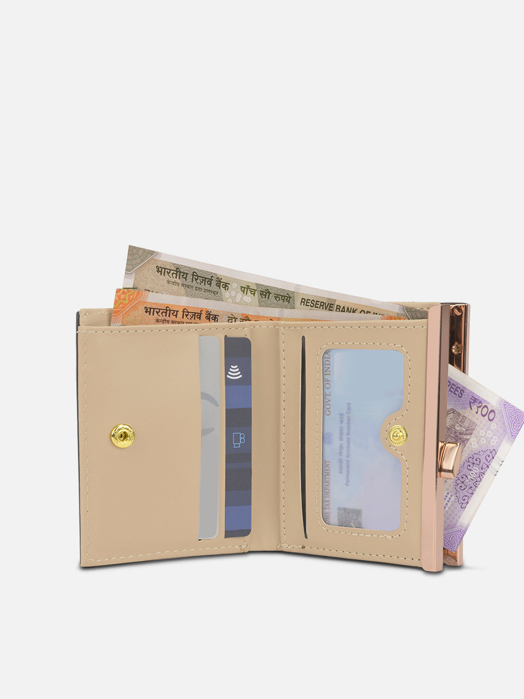 Mono Frame25 Slim Minimalist RFID Blocking Wallet - Compact & Lightweight for Everyday Carry, Travel & Business Use