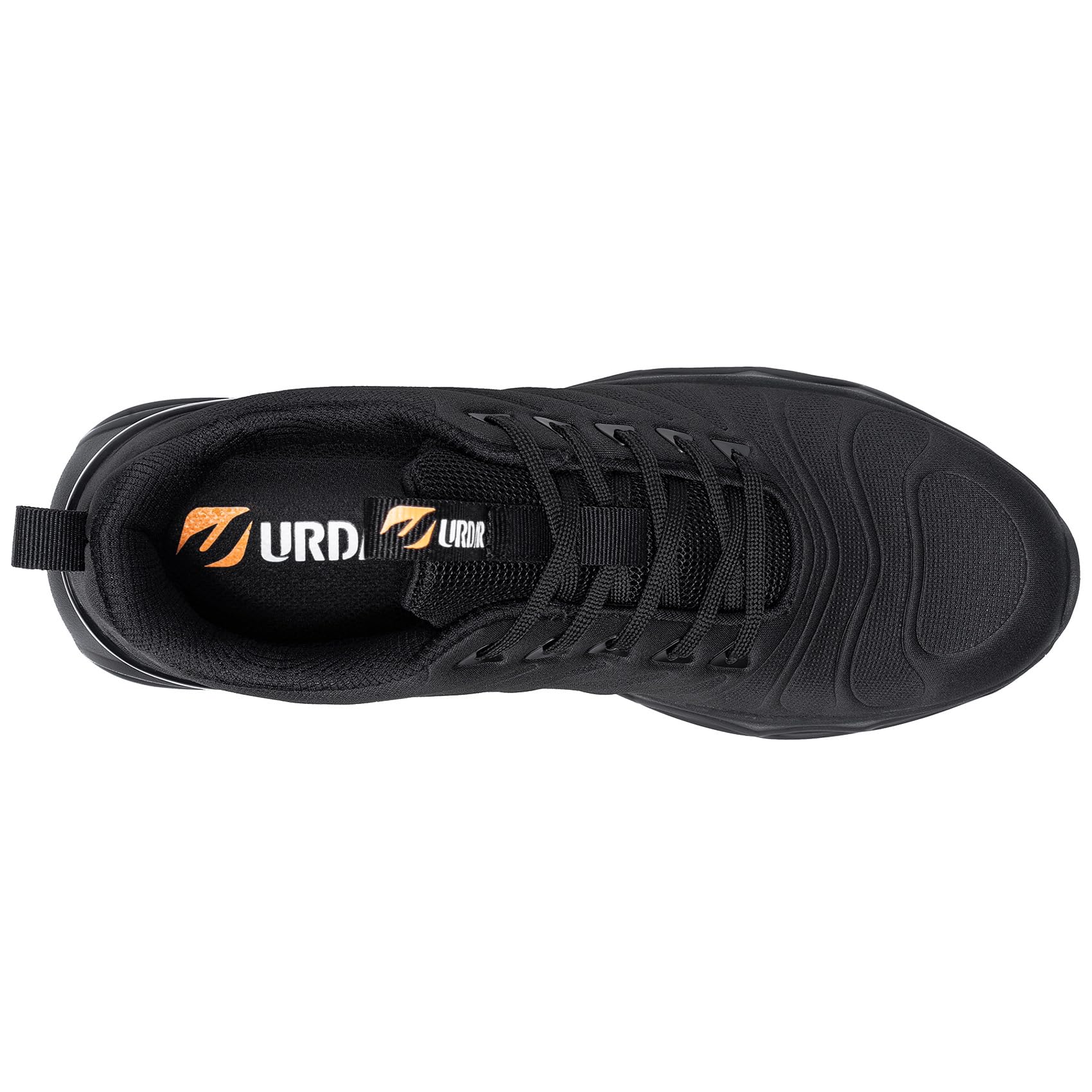 Men's Lightweight Trail Running Shoes - Comfortable Athletic Sneakers for Walking & Hiking - Wide Width (9 Wide, Black) - Perfect for Outdoor Adventures & Gym Workouts