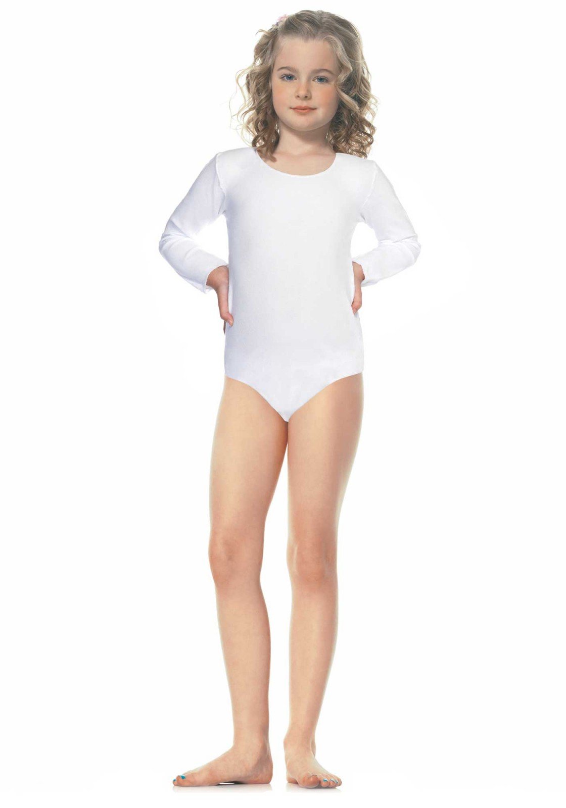 Leg Avenue Kids' Bodysuit - Large Size, White Baby Onesie for Comfortable & Stylish Outfits | Perfect for Playdates, Parties & Everyday Wear