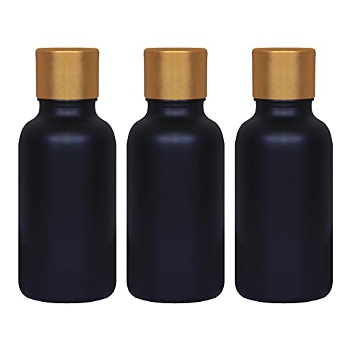 Glass Bottle, Gold Cap, 30ml