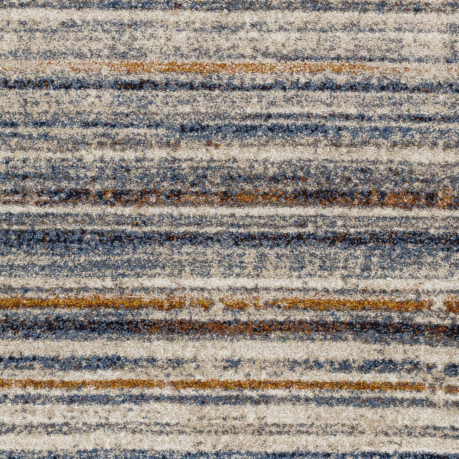 Premium Hauteloom Dumaguil Soft High Pile Area Rug for Living Room & Bedroom - 2' x 3' - Blue, Yellow, Brown - Plush Comfort for Home Decor