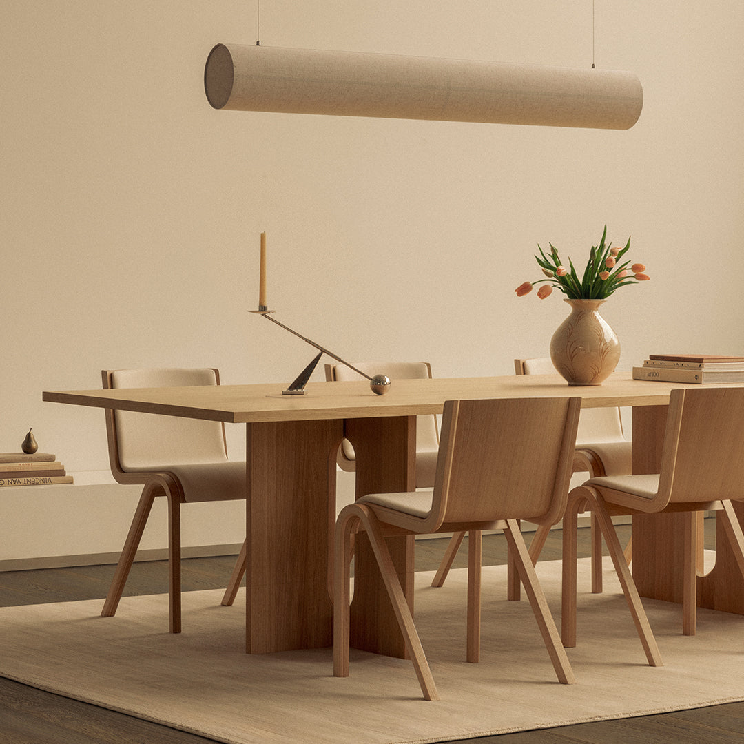 Hashira Linear Pendant Lamp - Modern Minimalist Hanging Light Fixture for Kitchen Island, Dining Room & Bedroom Lighting