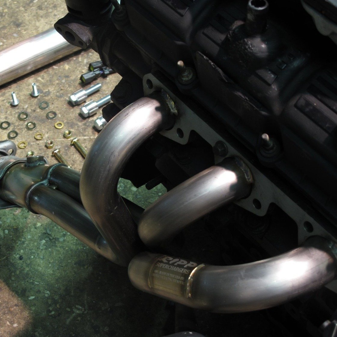 2007-2011 Jeep Wrangler RIPP Stainless Steel Long Tube Headers with Catalytic Converters - Performance Upgrade for Off-Road & Street Driving