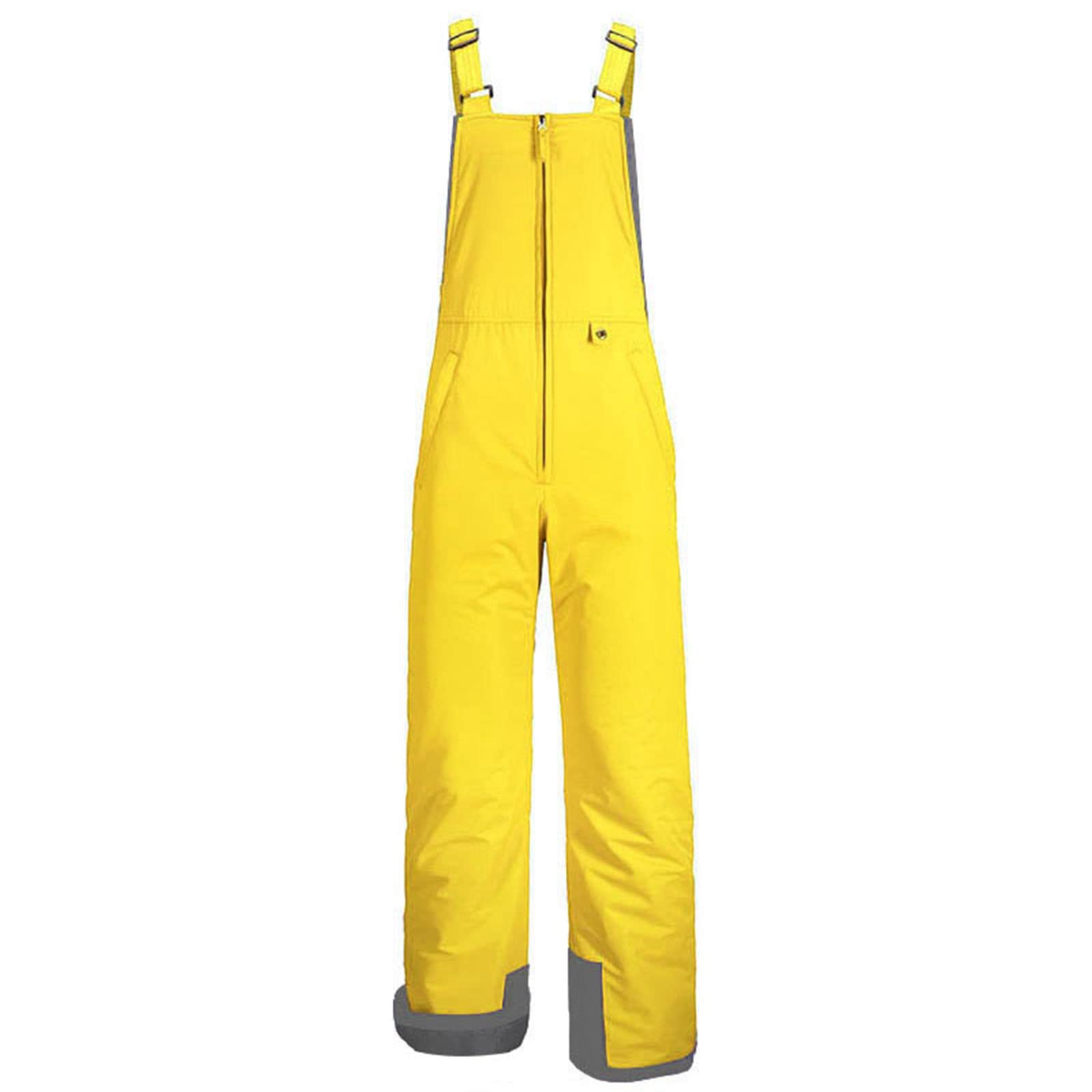 Men's Waterproof Insulated Snow Bib Overalls - Adjustable Strap Windproof Ski Pants for Snowboarding & Winter Sports | Warm Winter Workwear for Outdoor Activities