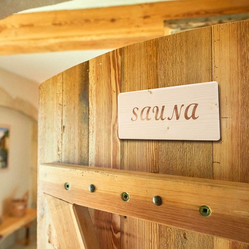 Rustic Wooden Sauna Door Handle - Solid Bathroom Replacement Sliding Barn Door Hardware for Steam Room, Shower & Spa Accessories | Perfect for Home Sauna, Bathroom Renovation & Rustic Decor