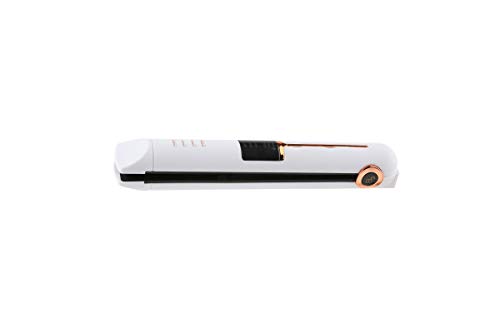 Elle Cordless Flat Iron - 1lb Lightweight Hair Straightener for Travel & On-the-Go Styling | Perfect for Home, Salon & Vacation Use