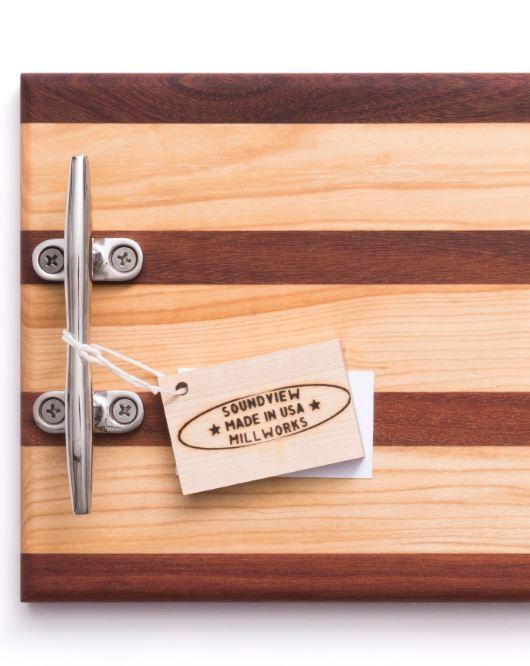 Premium Wooden Cleat Serving & Cutting Board - Durable Multi-Purpose Kitchen Tool for Meat, Cheese & Charcuterie - Perfect for Entertaining, BBQ & Home Cooking
