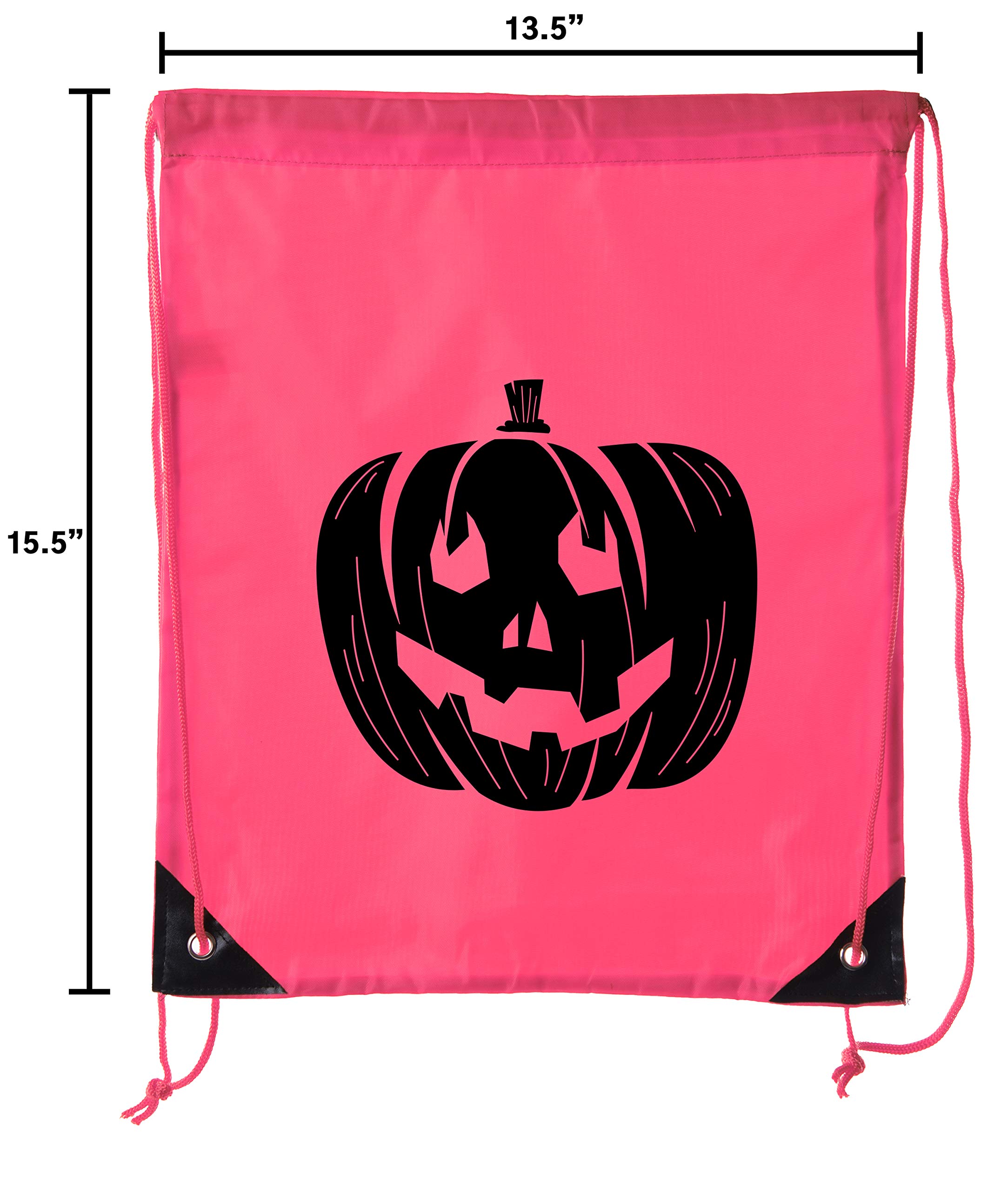 Pumpkin Halloween Bags for Trick or Treat - Reusable Halloween Candy Bags & Party Favor Supplies - Perfect for Halloween Parties, School Events & Neighborhood Trick-or-Treating