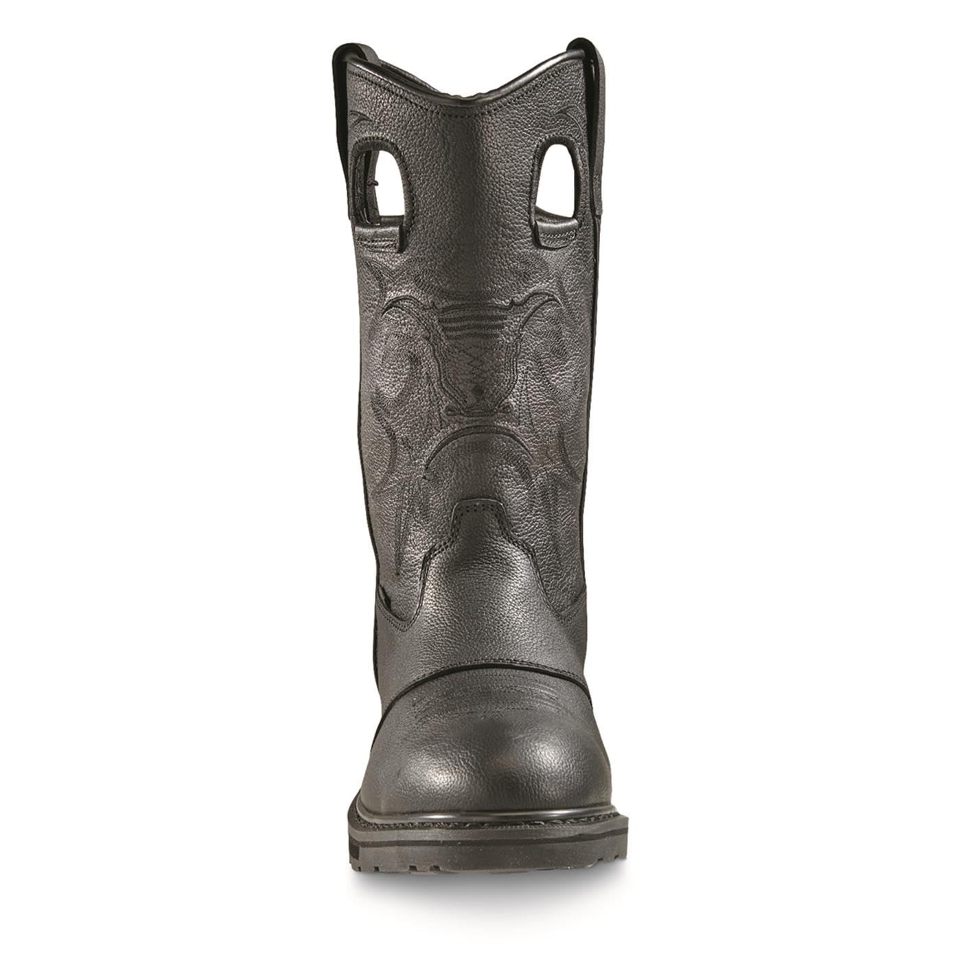 Guide Gear Bandit II Men's Concealed Carry Western Cowboy Boots - Waterproof Leather Work Boots for Rodeo, Hiking & Outdoor Activities