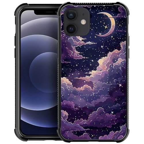 Dark night starry purple