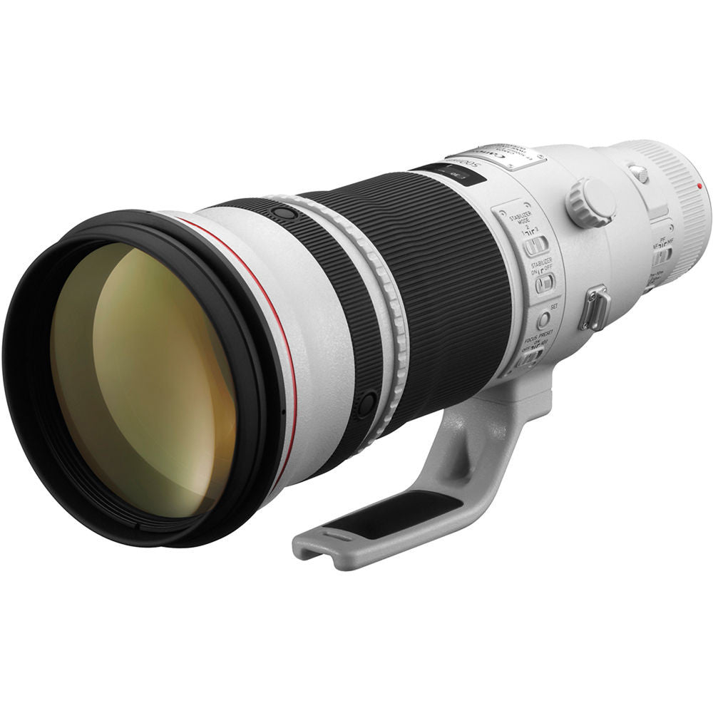 Canon EF 500mm f/4L IS II USM Telephoto Lens for Wildlife & Sports Photography - Professional DSLR Camera Lens with Image Stabilization & Ultrasonic Motor