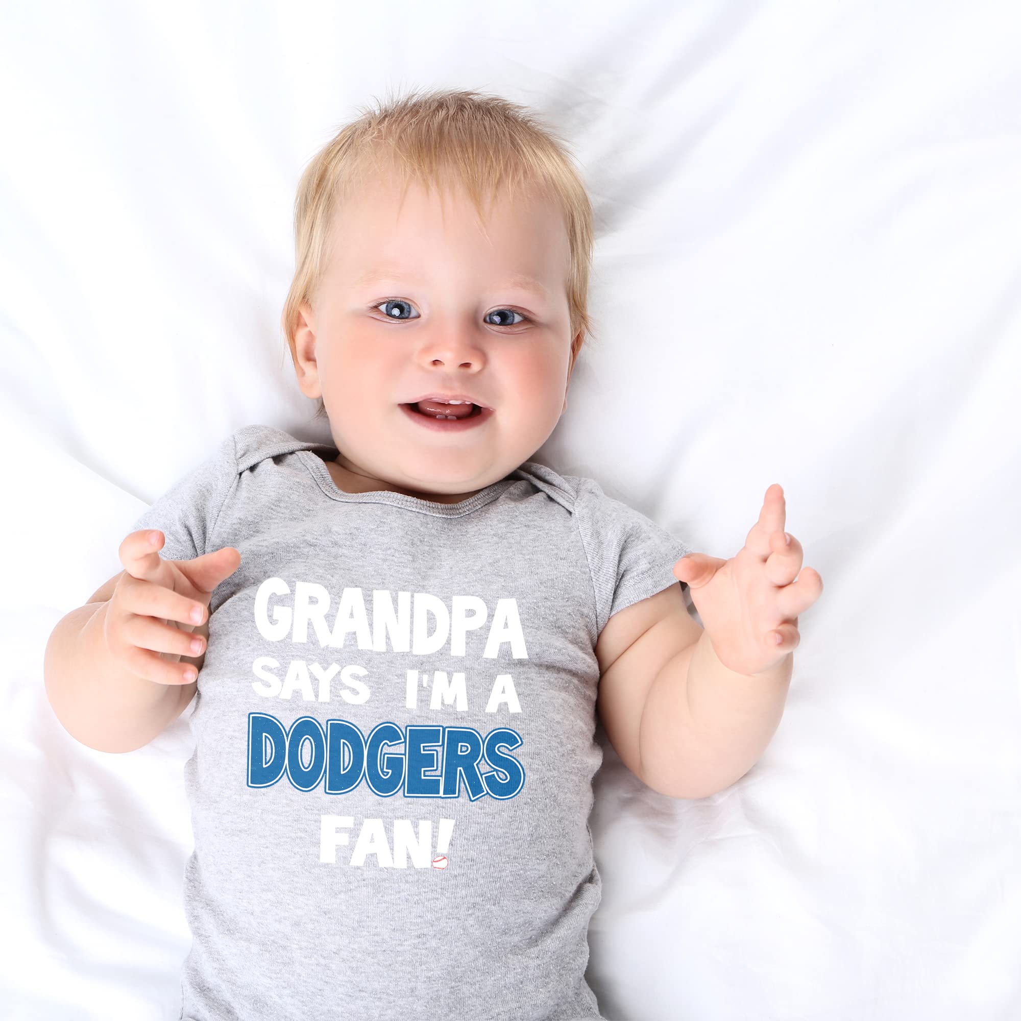 Baby Dodgers Fan Bodysuit - Cute Baseball Outfit for Infants & Toddlers - Perfect for Game Day, Family Photos & Dodgers Themed Events