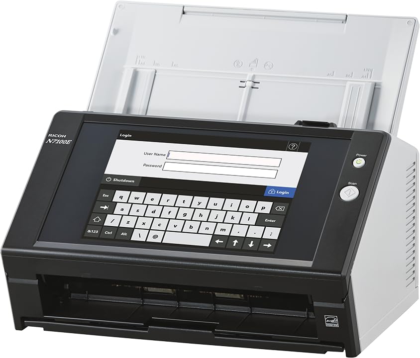 RICOH N7100E High-Speed Network Document Scanner with 10.1