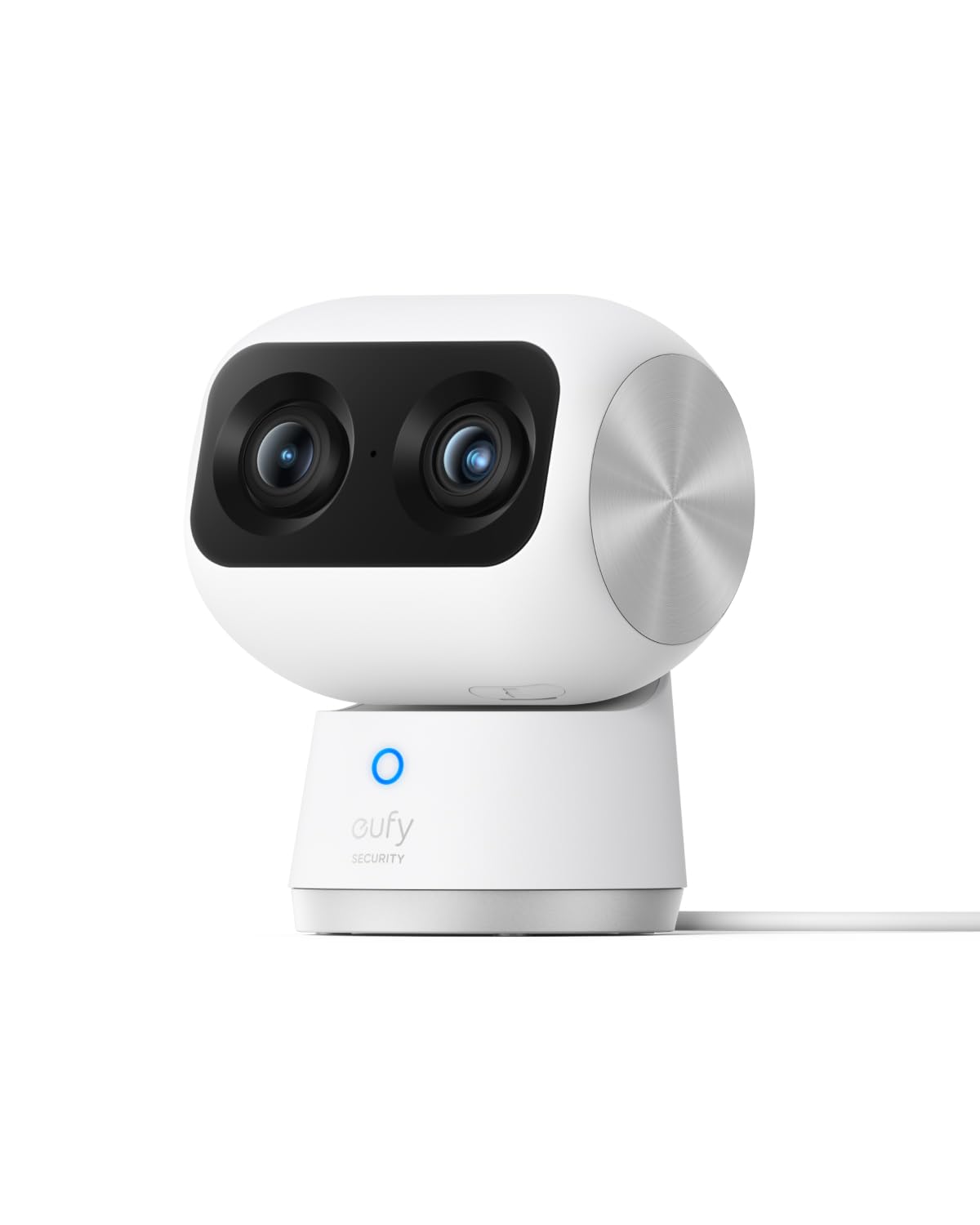 eufy Security Indoor Cam S350 - 4K UHD Dual Camera System with 8× Zoom & 360° PTZ | AI Human/Pet Detection | Wi-Fi 6 | Ideal for Home Security, Baby Monitoring & Pet Watching | Perfect for Nursery, Living Room & Office Surveillance