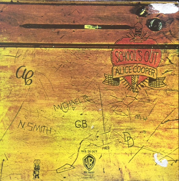 Alice Cooper - School's Out Vinyl LP Album (NM/Mint Condition) - Limited Edition Rock Music Collectible for Home Listening & Vinyl Enthusiasts