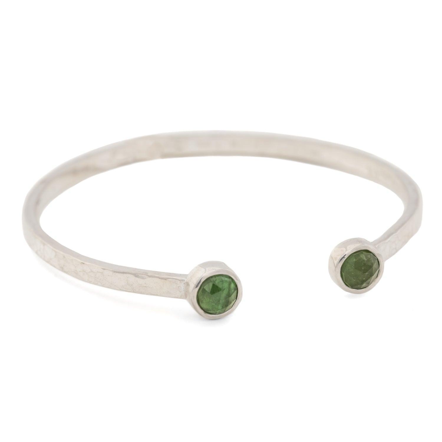 Hathor Silver Bangle Bracelet for Women - Elegant Adjustable Sterling Silver Jewelry Gift for Birthday, Anniversary & Special Occasions