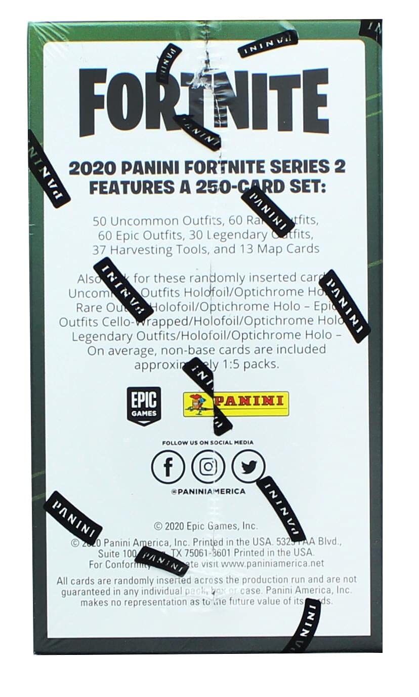 Fortnite Series 2 Trading Cards Blaster Box (Panini 2020) - Collectible Game Cards for Battle Royale Fans | Perfect for Gaming Enthusiasts & Collectors