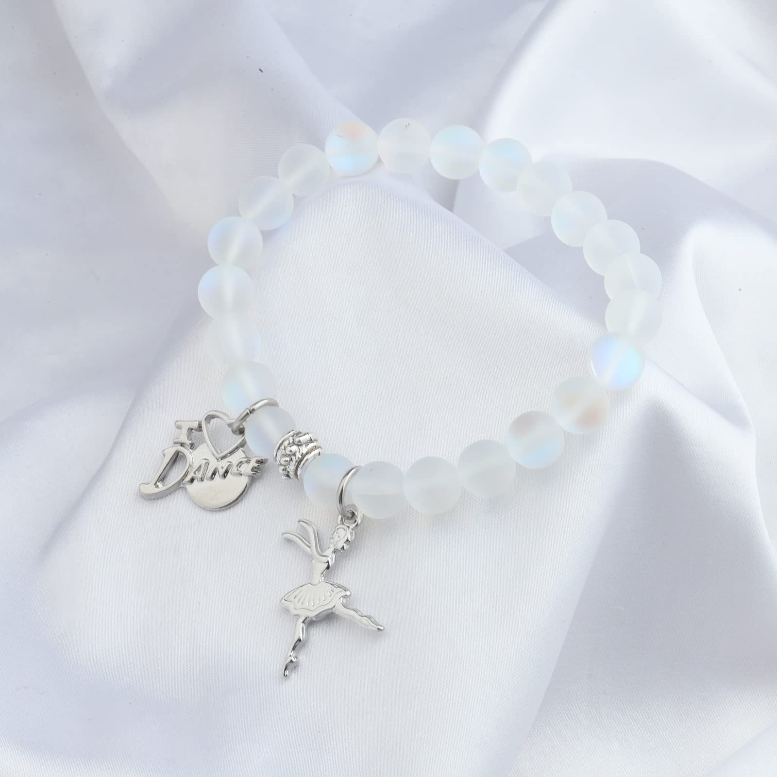 UJIMS Dance Bracelet - Elegant Jewelry Gift for Dancers, Dance Teachers & Instructors - Perfect for Recitals, Performances & Dance Partner Appreciation