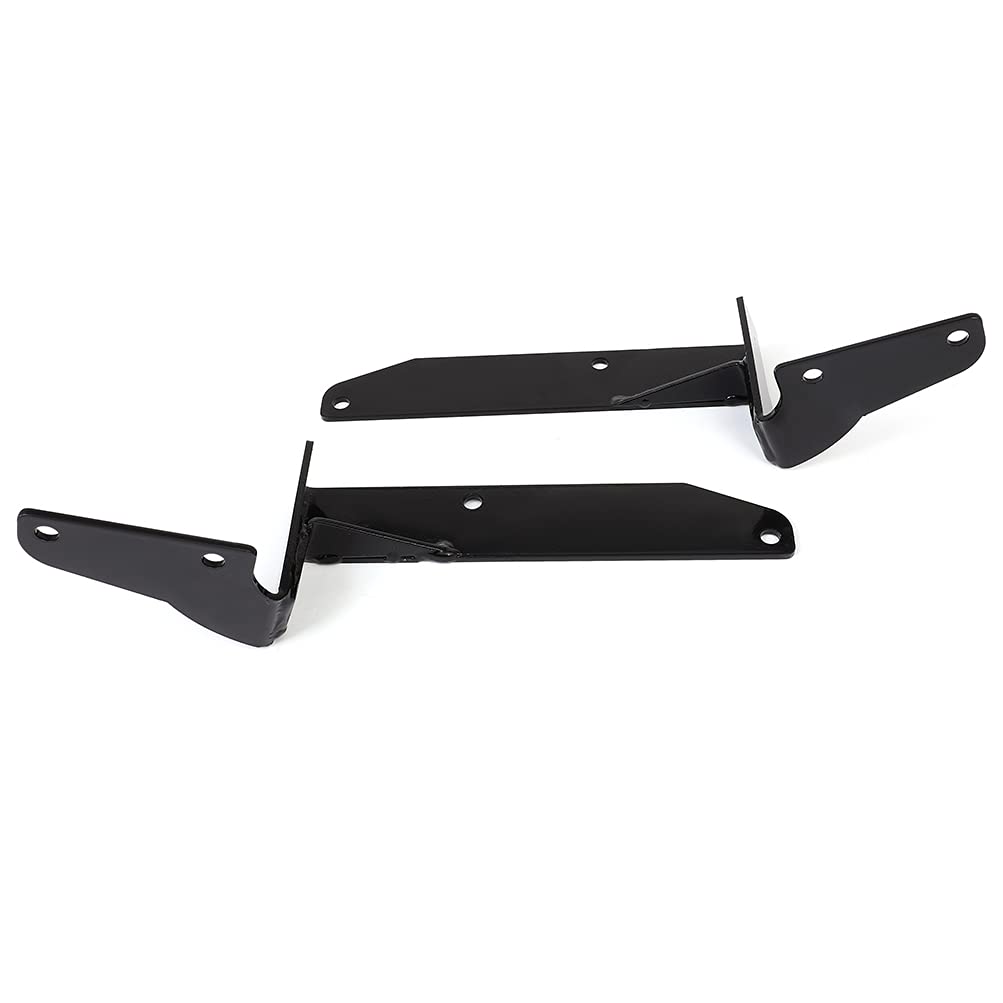 ECCPP Front Steel Storage Basket with Mounting Brackets for Club Car DS Golf Carts - Black | Extra Storage for Golf Clubs & Accessories | Perfect for Golf Course & Outdoor Use