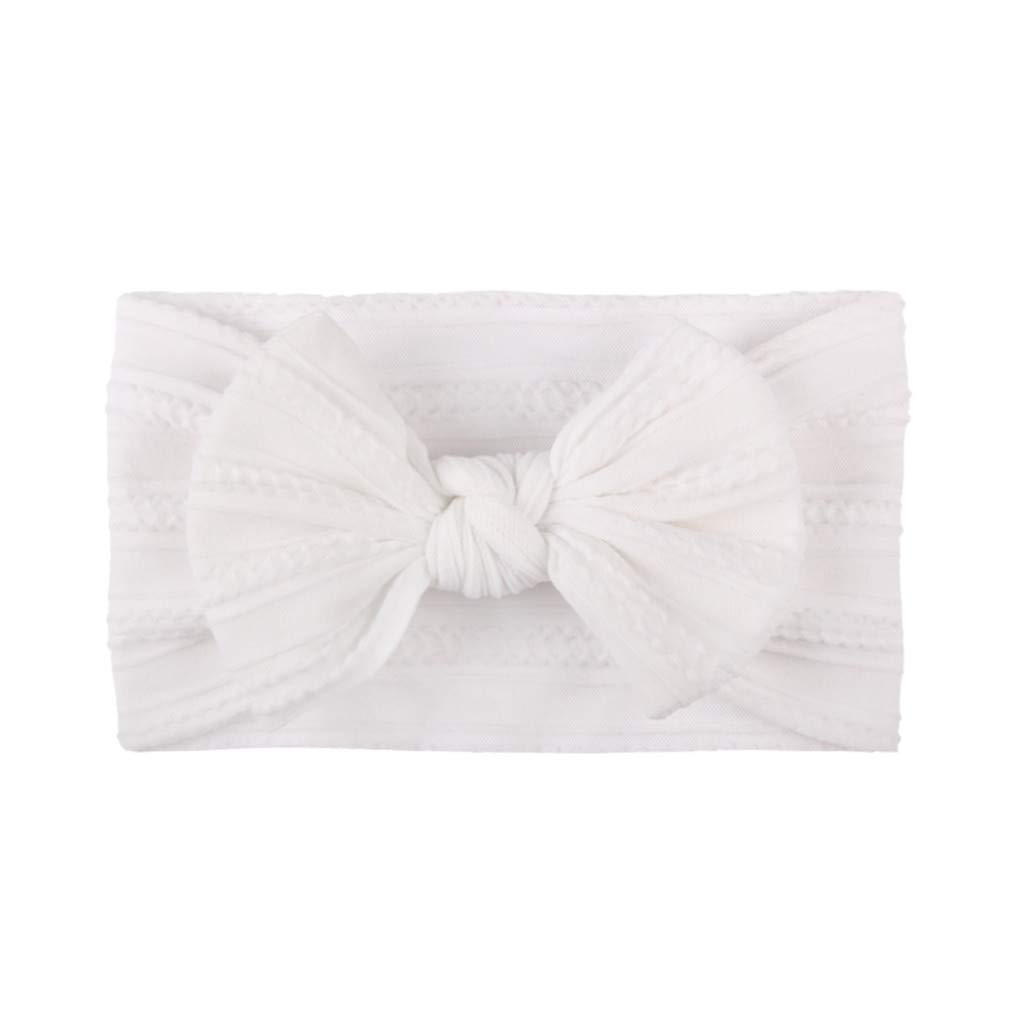 Digood Baby Headbands for Girls - Soft Newborn Headwraps, Cute Handmade Bow Hair Accessories & Headwear Gifts for Infants, Toddlers - Perfect for Photoshoots, Birthday Parties & Daily Outfits
