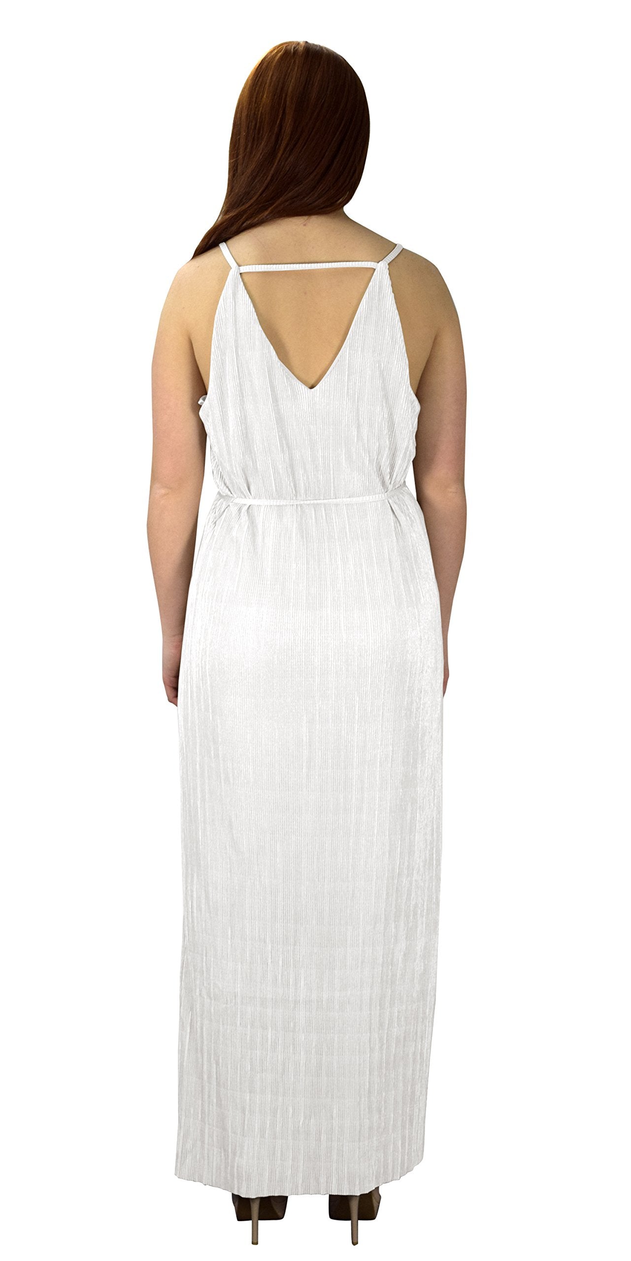 Vintage Elegant Boho Spaghetti Strap Maxi Dress - Flowy Summer Beach Dress for Women, Perfect for Vacations, Weddings & Boho Fashion