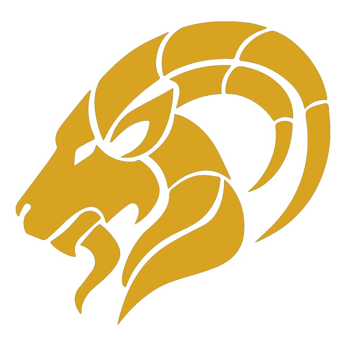 Premium Waterproof Vinyl Decal Stickers - Capricorn Zodiac Sign (Metallic Gold, Set of 2) for Laptop, Phone, Helmet, Car Window, Bumper, Mug, Cup, Door & Wall Decor | Perfect for Personalizing Gifts, Home Decor & Office Accessories