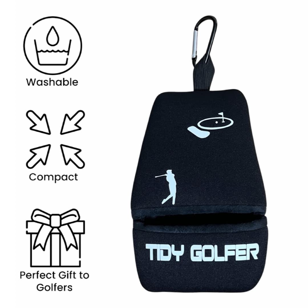 Premium Golf Iron & Ball Cleaner Kit - Deep Cleaning Brush & Scrubber for Golf Clubs & Balls | Perfect for On-Course Cleaning, Practice Sessions & Equipment Maintenance