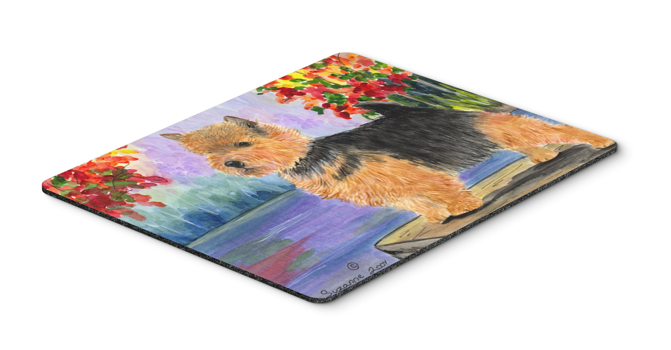 Norwich Terrier Mouse Pad - Large Washable Non-Slip Desk Mat for Home Office, Gaming & Computer Work | Caroline's Treasures SS8054MP | Perfect as Hot Pad, Trivet or Laptop Accessory