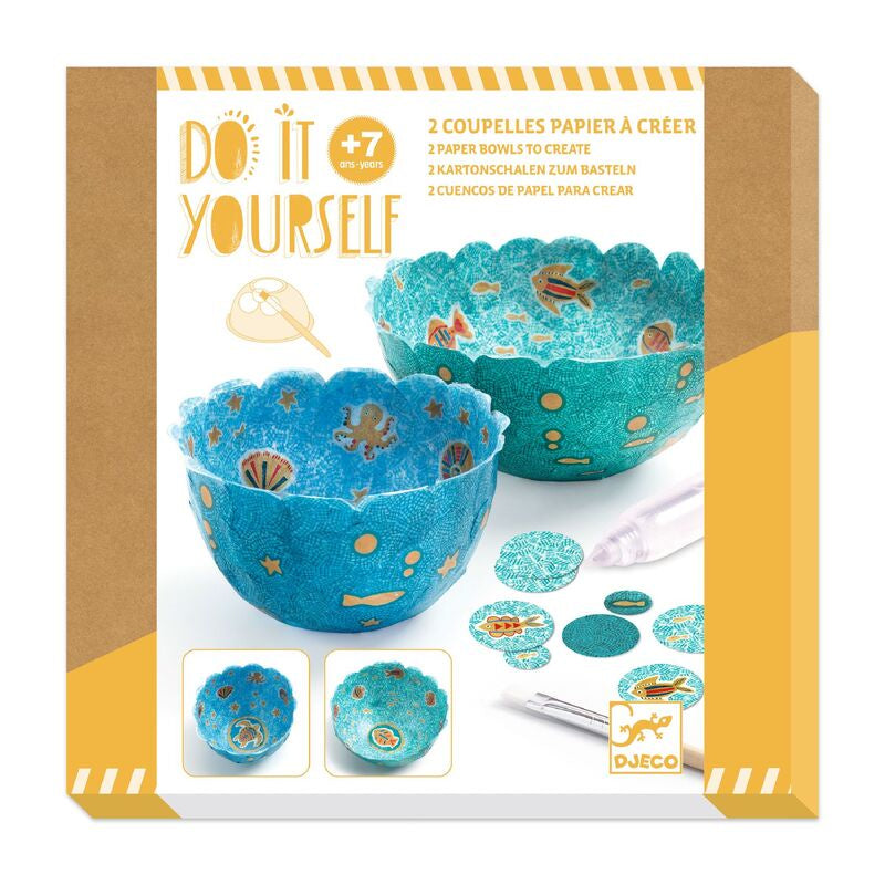 DIY Sea Bowls - Handmade Ceramic Bowls for Home Decor, Kitchen & Dining - Perfect for Soups, Salads, and Nautical-Themed Parties