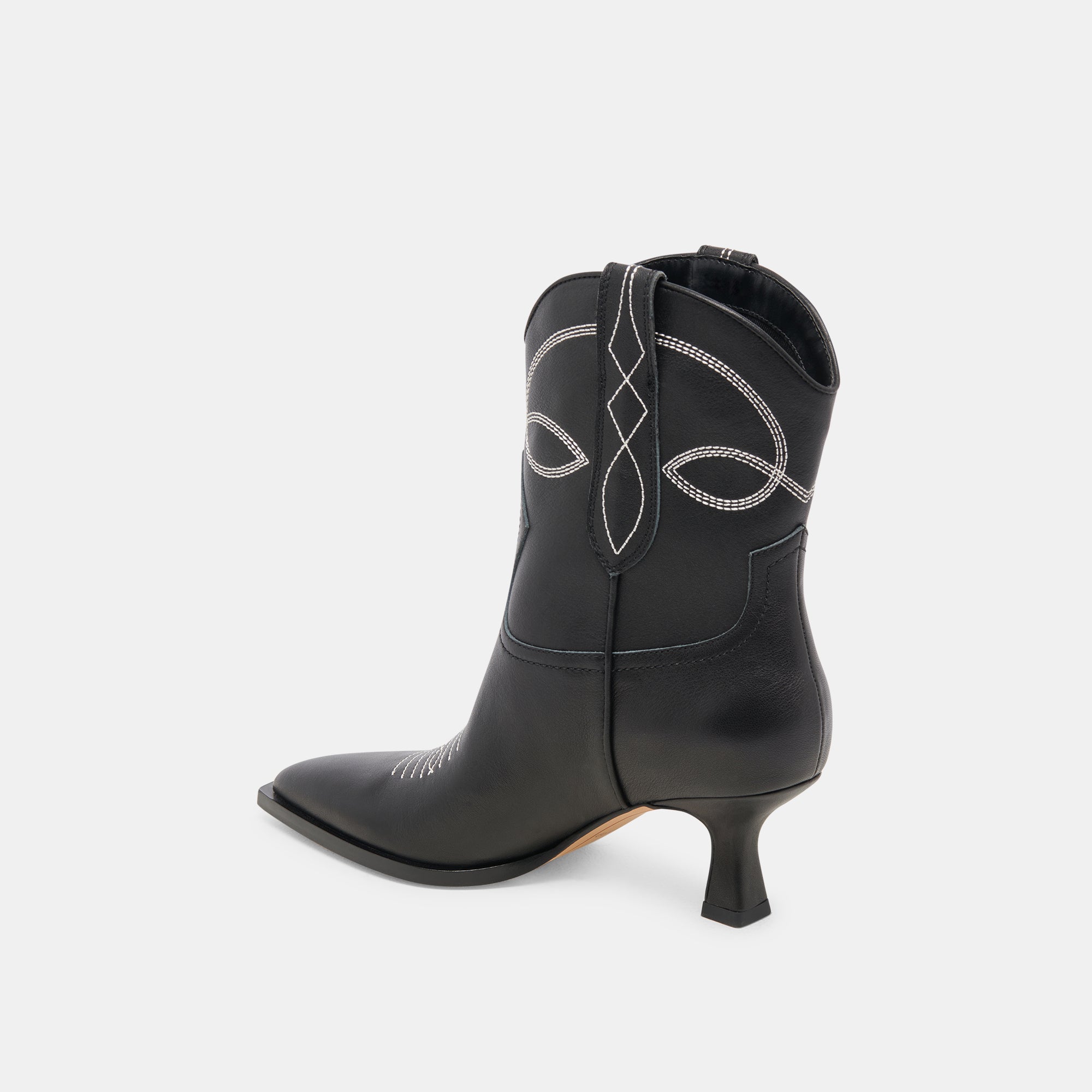 Black & White Leather Angel Booties for Women - Stylish & Comfortable Baby Shoes for Newborns, Infants, and Toddlers - Perfect for Baptism, Christening, and Special Occasions