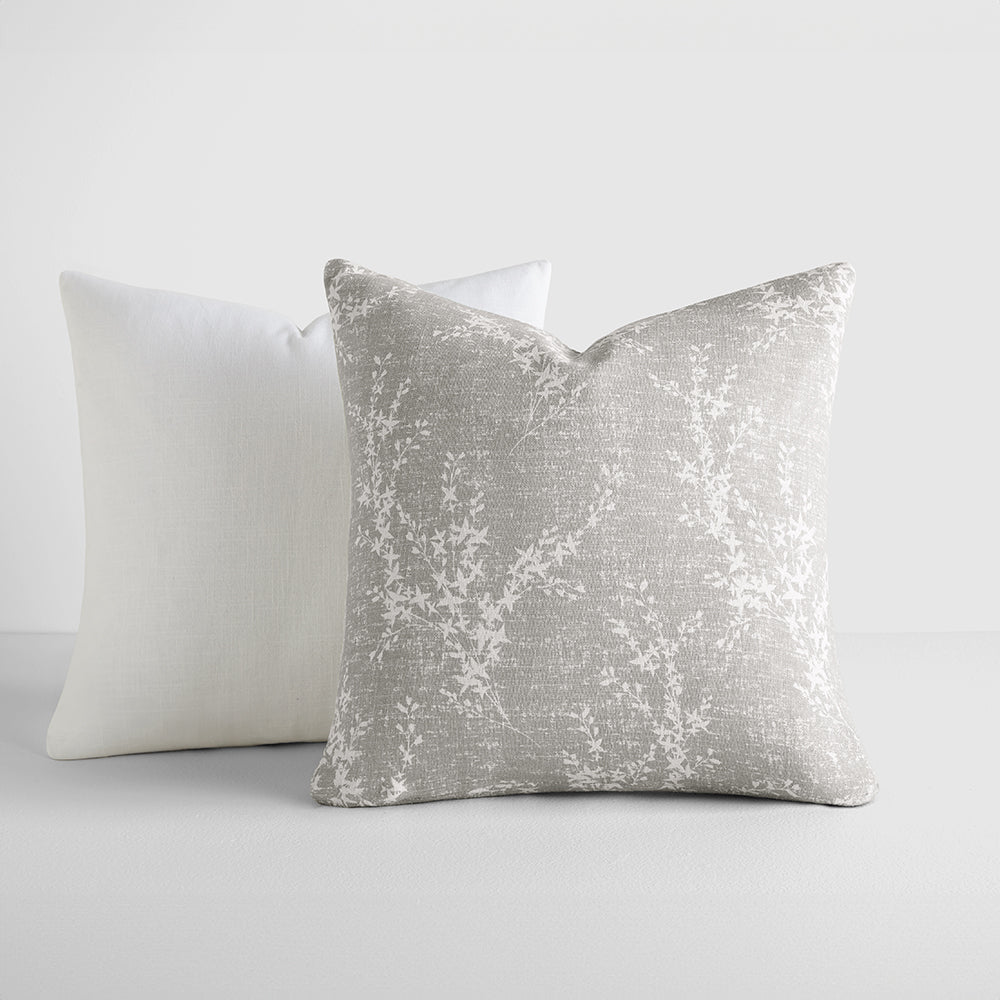 2 Pack Willow Decor Throw Pillows - Soft Bohemian Cushion Covers for Living Room, Bedroom, Sofa - Perfect for Home Decor and Cozy Comfort