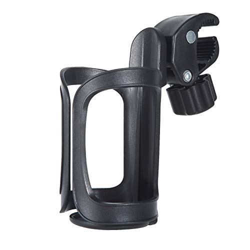 Eucredy Universal Stroller & Bike Cup Holder - Adjustable Large Water Bottle Holder for Bicycle, Wheelchair, Walker, Trolley, Motorcycle | Perfect for Outdoor Activities, Commuting & Travel Accessories
