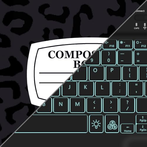 Backlight NoteBook Leopard Black