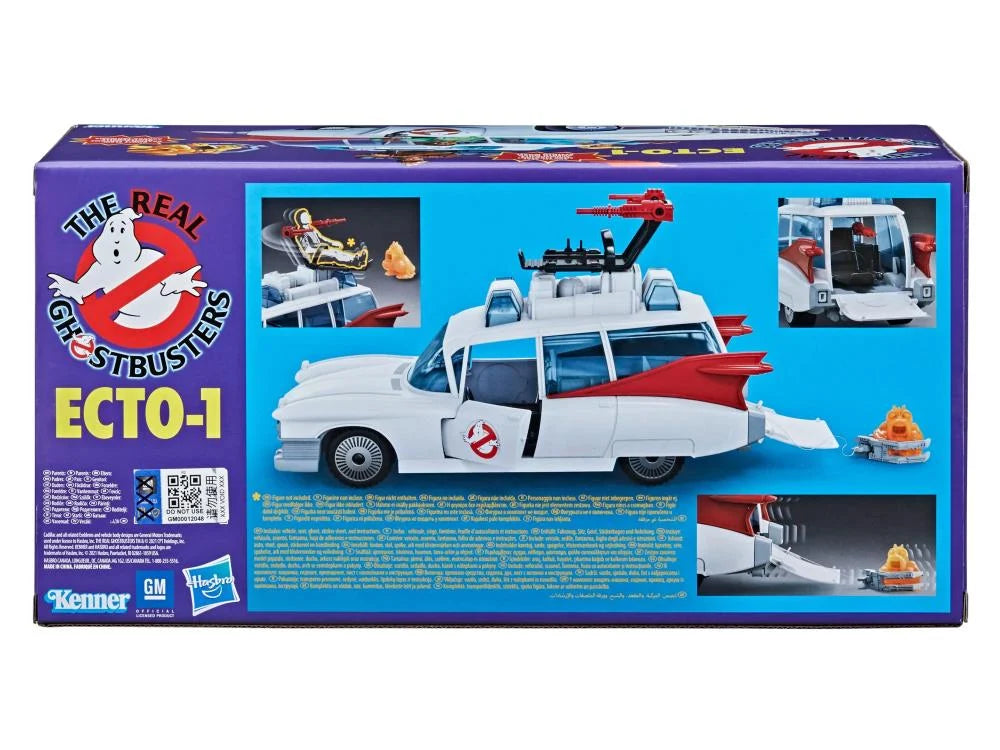 The Real Ghostbusters Kenner Classics Retro ECTO 1 Toy Car - 80s Nostalgic Collectible Ghost Hunting Vehicle for Display & Play | Perfect for Fans, Collectors & Halloween Decor