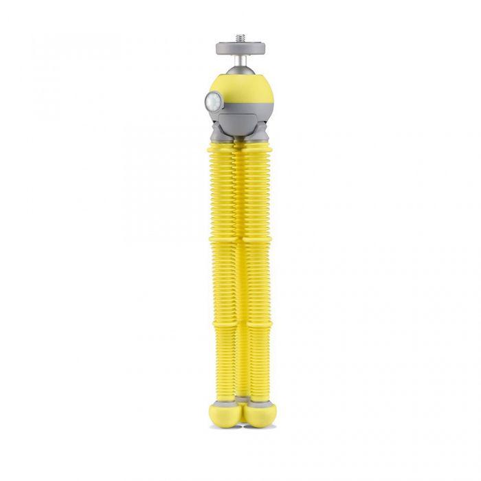 Joby GorillaPod Flexible Tripod Stand - Medium Size Kit with Secure Grip for DSLR, Mirrorless Cameras, Smartphones - Perfect for Travel, Vlogging & Outdoor Photography (Yellow)