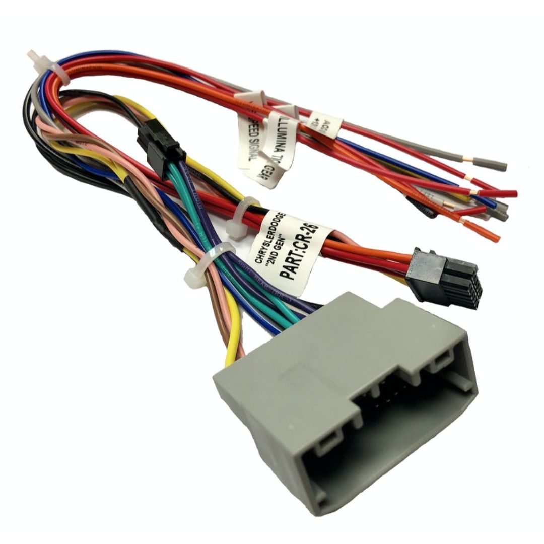 Crux SOOCR 26 Car Radio Replacement - Compatible with Chrysler, Dodge & Jeep Vehicles - Upgrade Your In-Car Entertainment System for Road Trips & Daily Commutes