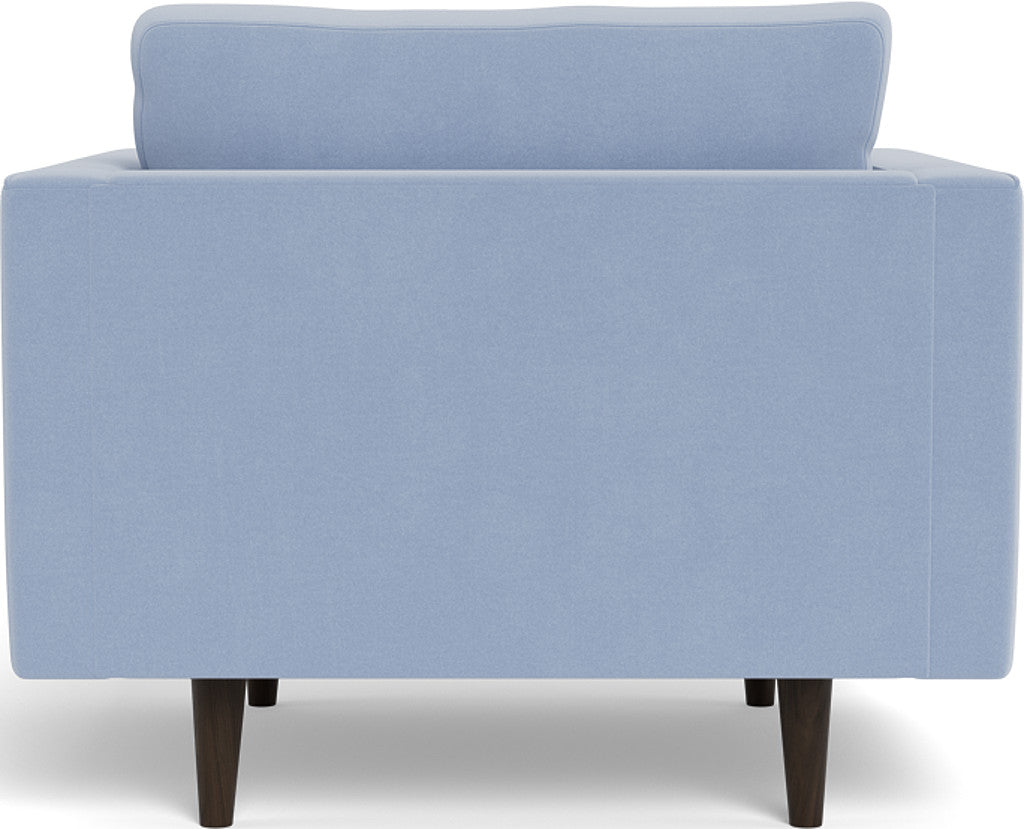 Stylish Ladybird 42 Arm Chair - Modern Accent Chair for Living Room, Bedroom & Office - Comfortable Upholstered Lounge Chair with Wooden Legs - Perfect for Reading Nook, Cozy Corner or Home Decor