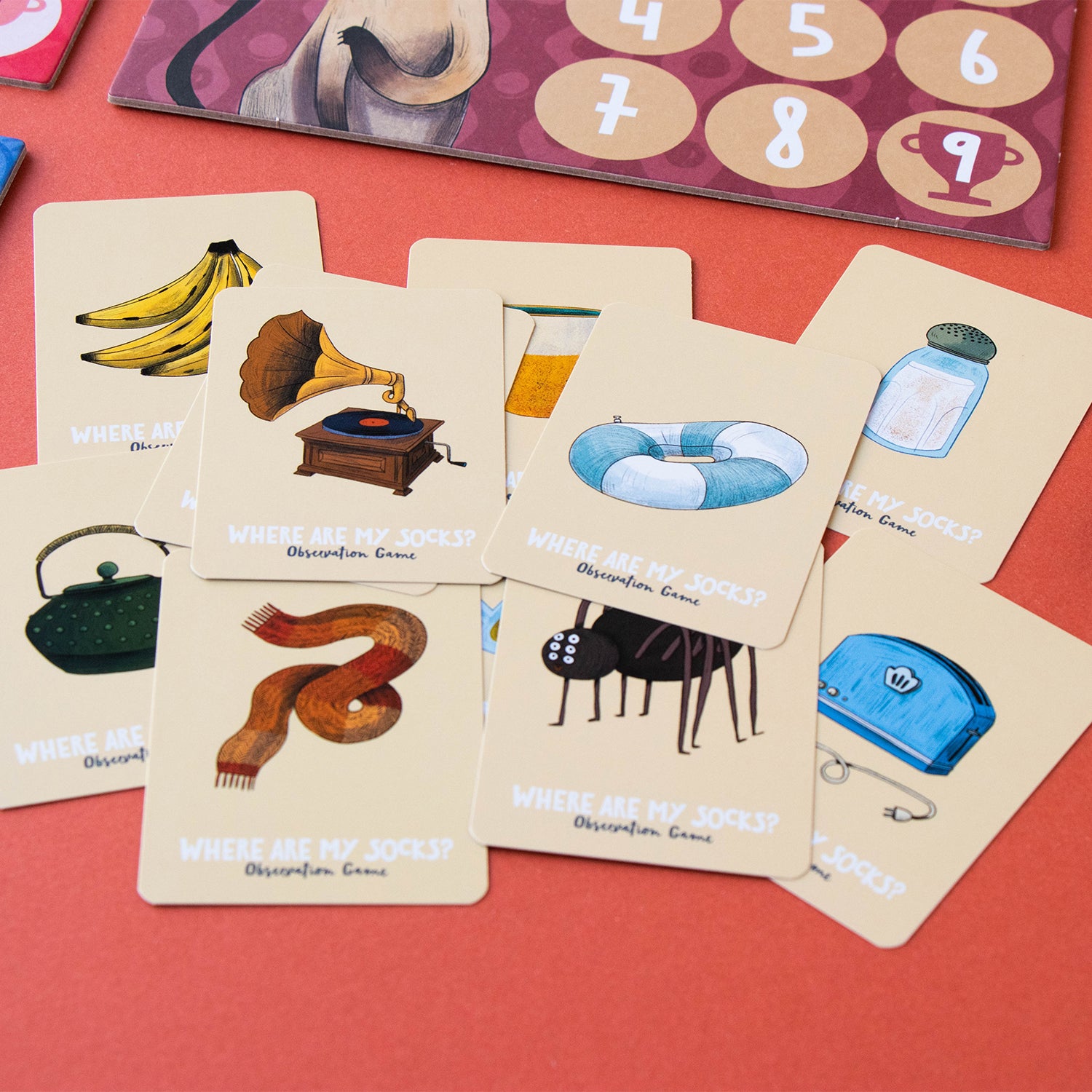 Where Are My Socks? Fun Family Observation Board Game for Kids & Adults - Perfect for Parties, Family Game Nights & Travel Entertainment
