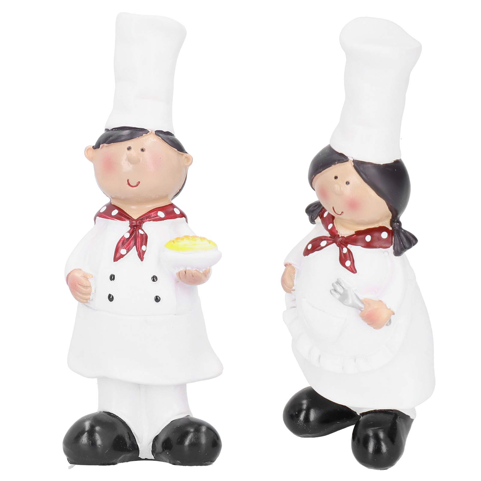 Chef Figurine Statue - Handcrafted Kitchen Decor, Premium Sculpture for Bar, Bakery, Cabinet, and Home Decoration, Ideal Gift for Cooking Enthusiasts