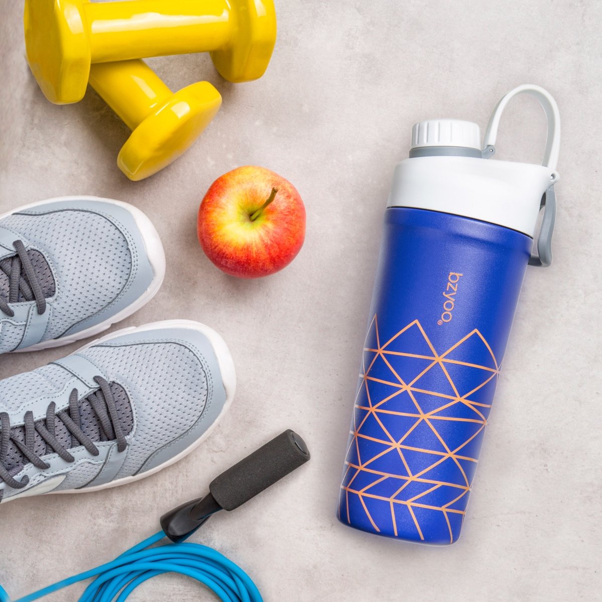 26oz Stainless Steel Double Wall Insulated Tumbler with Lid & Straw - Spidy Blue - Keeps Drinks Cold/Hot for Hours - Perfect for Outdoor, Gym, Office & Travel