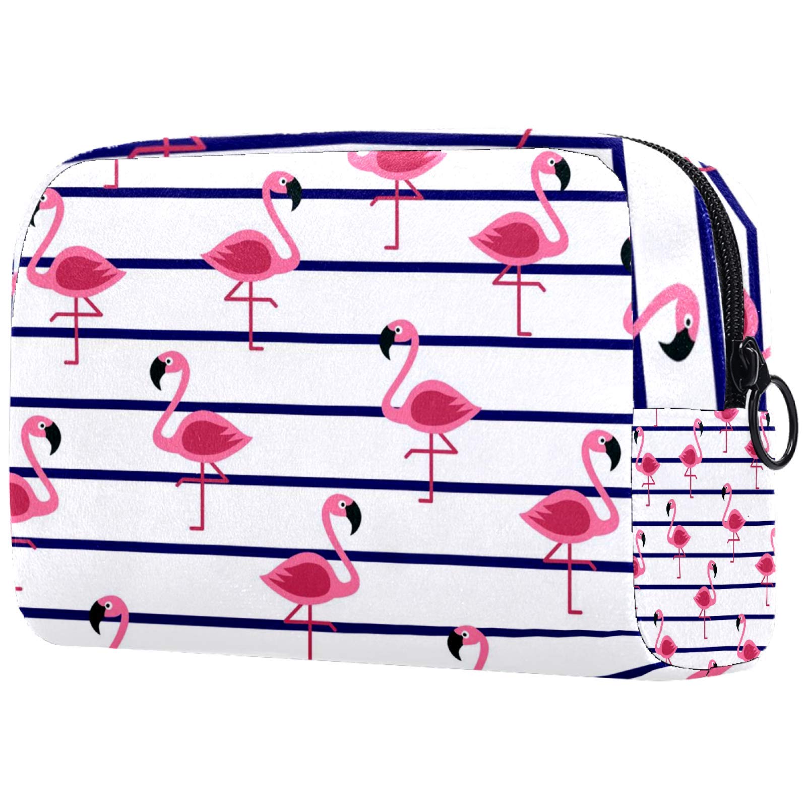 Waterproof Flamingo Cosmetic Bag for Women - Travel & Toiletry Organizer