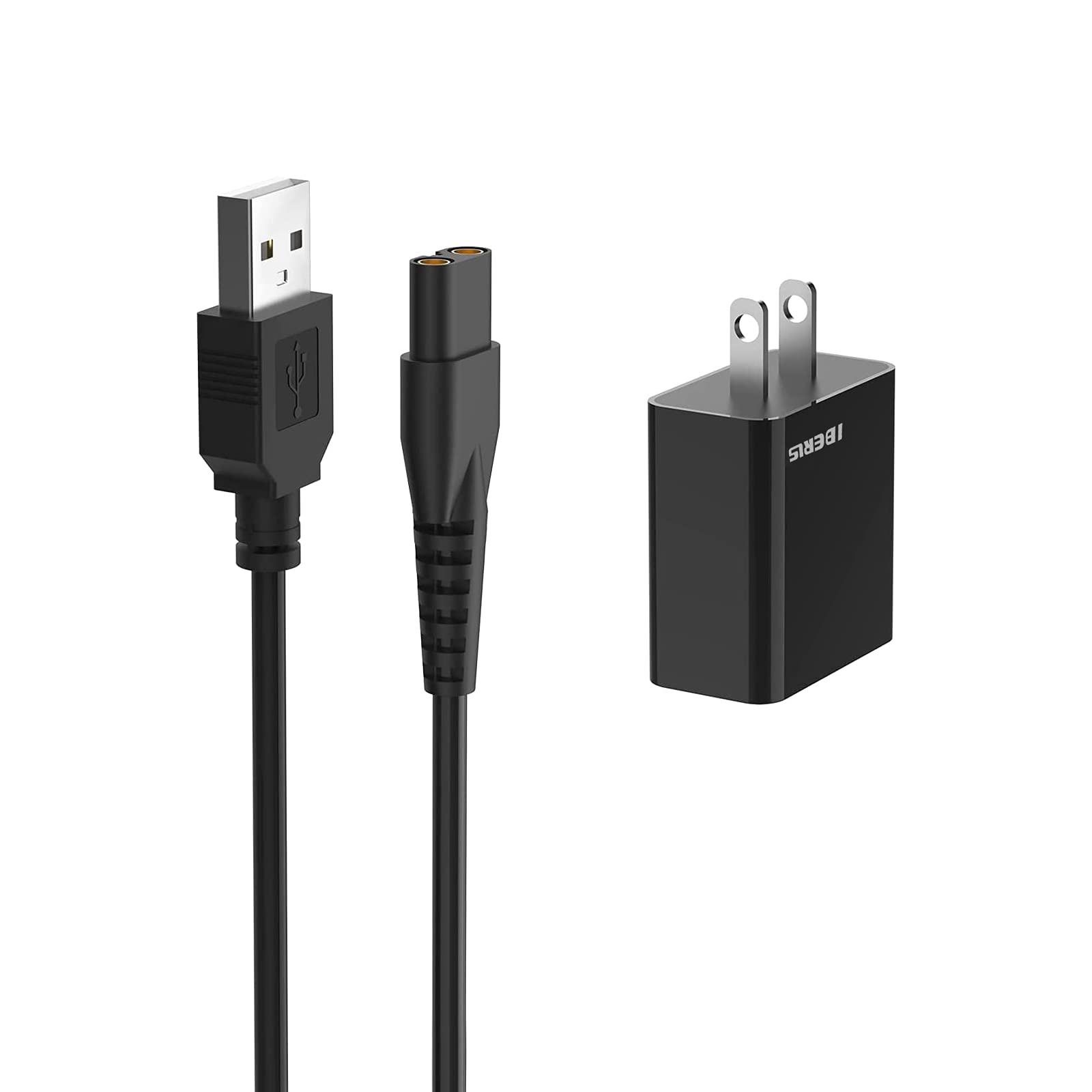 Manscaped Lawnmower 3.0/2.0 Replacement Charger Cord - 5FT Power Supply Cable for Electric Groin Hair Trimmer (FCC Certified) - Perfect for Travel, Home & Gym Use